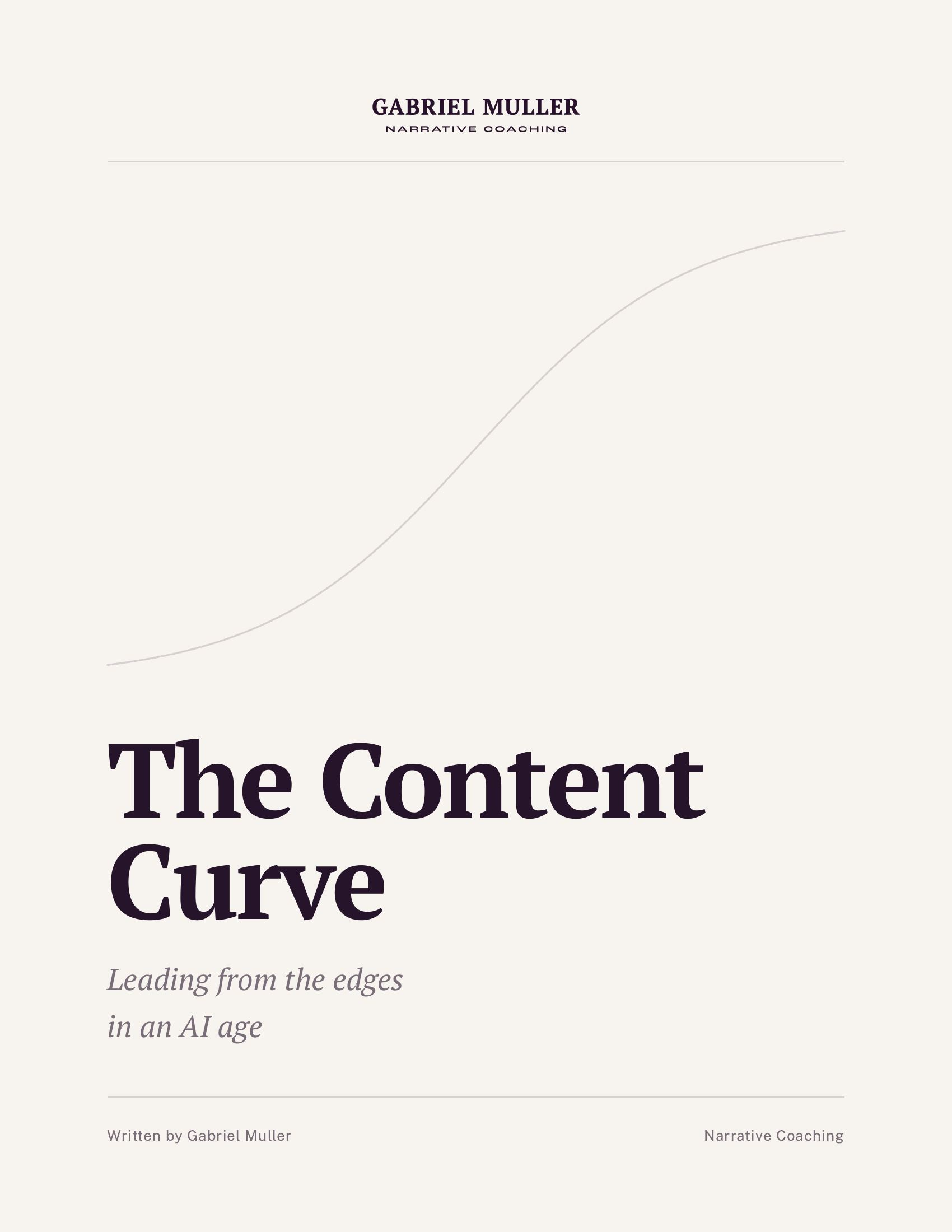 The Content Curve white paper cover