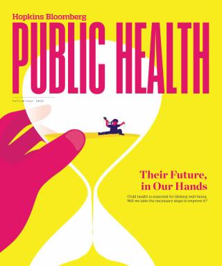Johns Hopkins Bloomberg Public Health magazine cover
