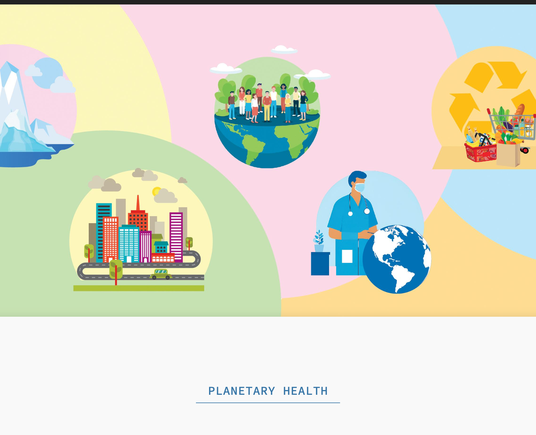 Solutions for a Livable Earth — hero illustration